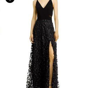 AQUA Floral Applique Gown Size 8